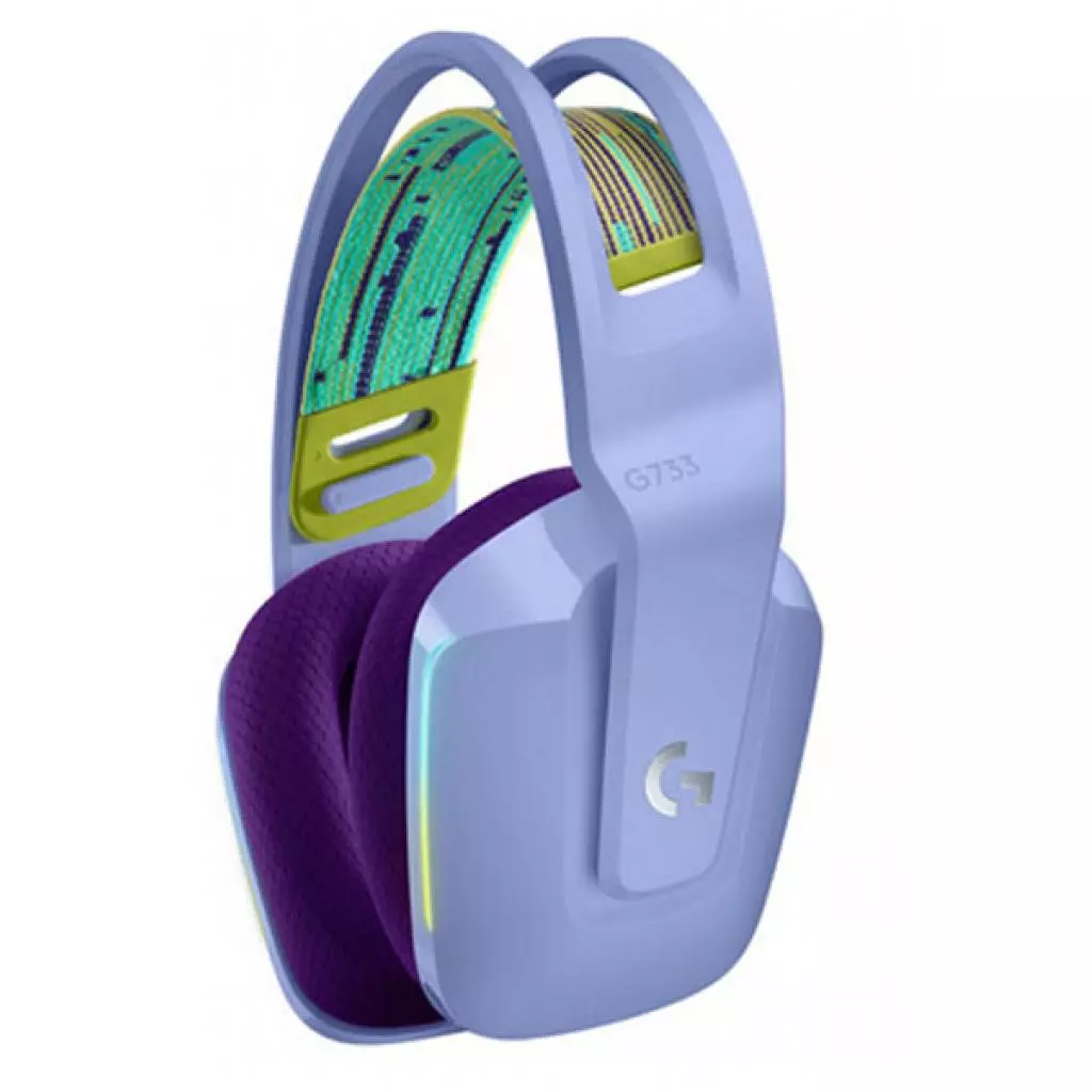 Наушники Logitech G733 Lightspeed Wireless RGB Gaming Headset Lilac (981-000890) - 1