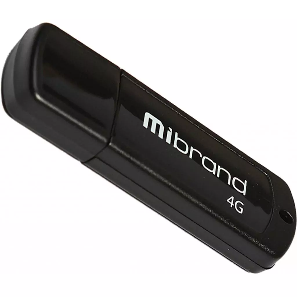 USB флеш накопитель Mibrand 32GB Grizzly Black USB 2.0 (MI2.0/GR32P3B)