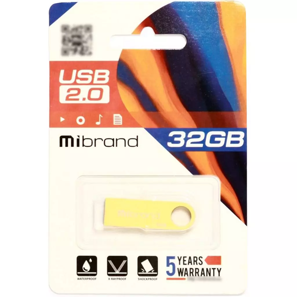 USB флеш накопитель Mibrand 32GB Puma Gold USB 2.0 (MI2.0/PU32U1G) - 1