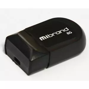 USB флеш накопитель Mibrand 8GB Scorpio Black USB 2.0 (MI2.0/SC8M3B)