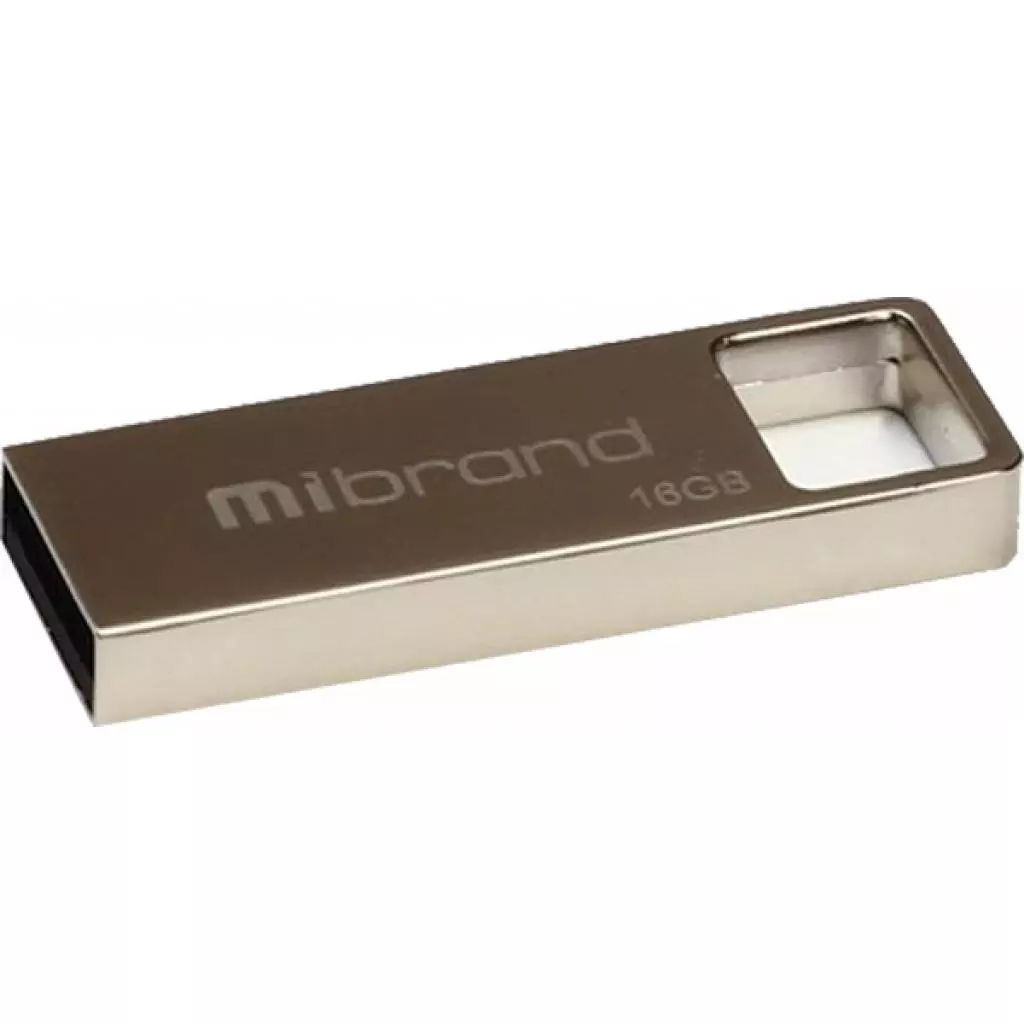 USB флеш накопитель Mibrand 16GB Shark Silver USB 2.0 (MI2.0/SH16U4S)