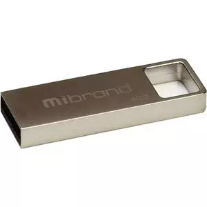 USB флеш накопитель Mibrand 4GB Shark Silver USB 2.0 (MI2.0/SH4U4S)