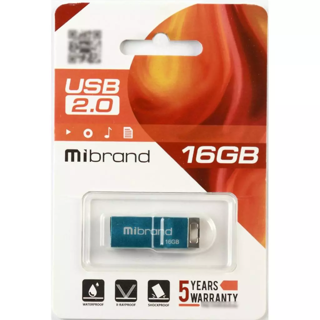 USB флеш накопитель Mibrand 16GB Сhameleon Light Blue USB 2.0 (MI2.0/CH16U6LU) - 1 USB флеш накопитель Mibrand 16GB Сhameleon Light Blue USB 2.0 (MI2.0/CH16U6LU) - 1