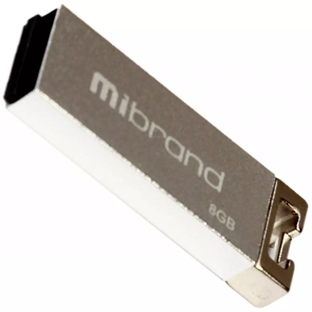 USB флеш накопитель Mibrand 8GB Сhameleon Silver USB 2.0 (MI2.0/CH8U6S)