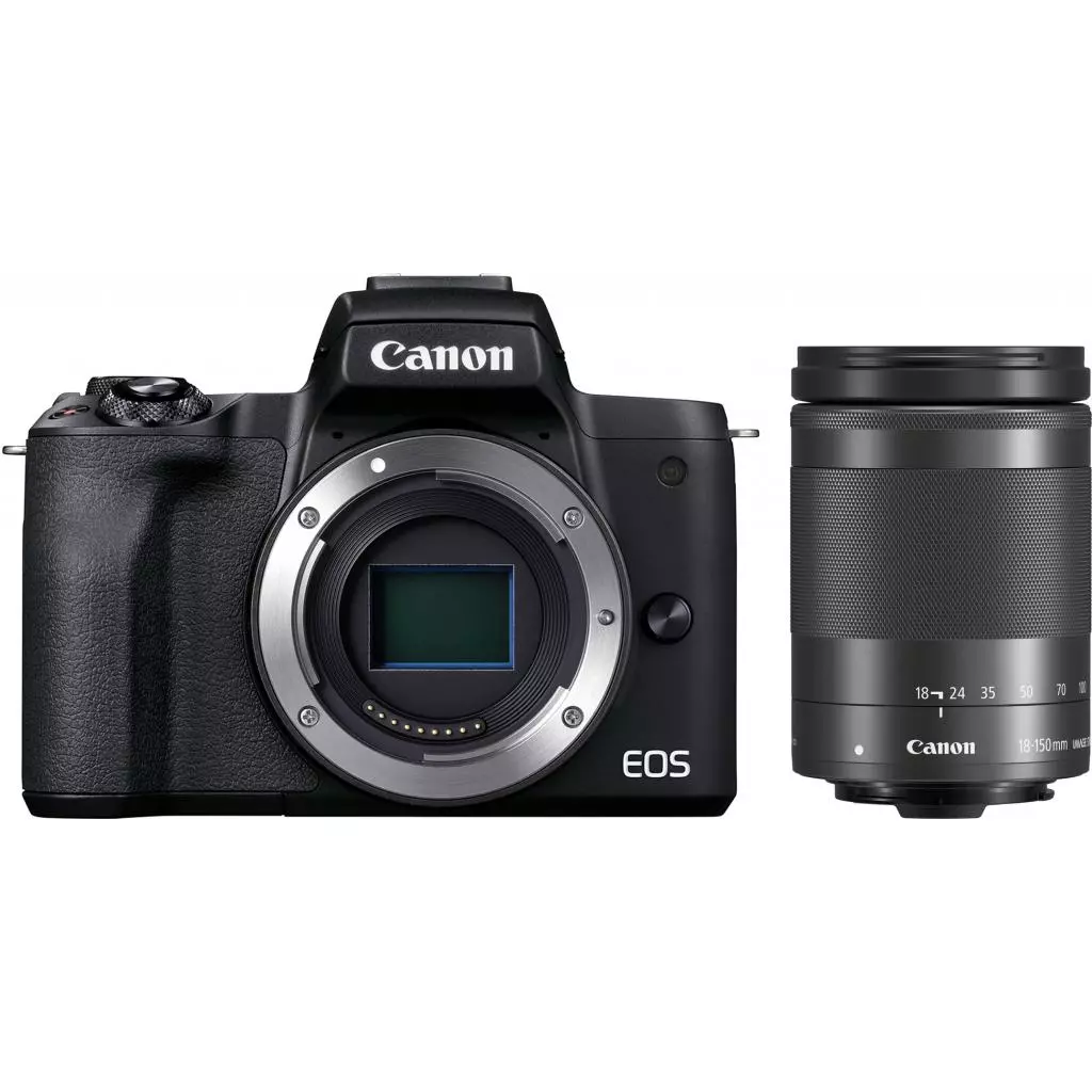 Цифровой фотоаппарат Canon EOS M50 Mk2 + 18-150 IS STM Kit Black (4728C044)