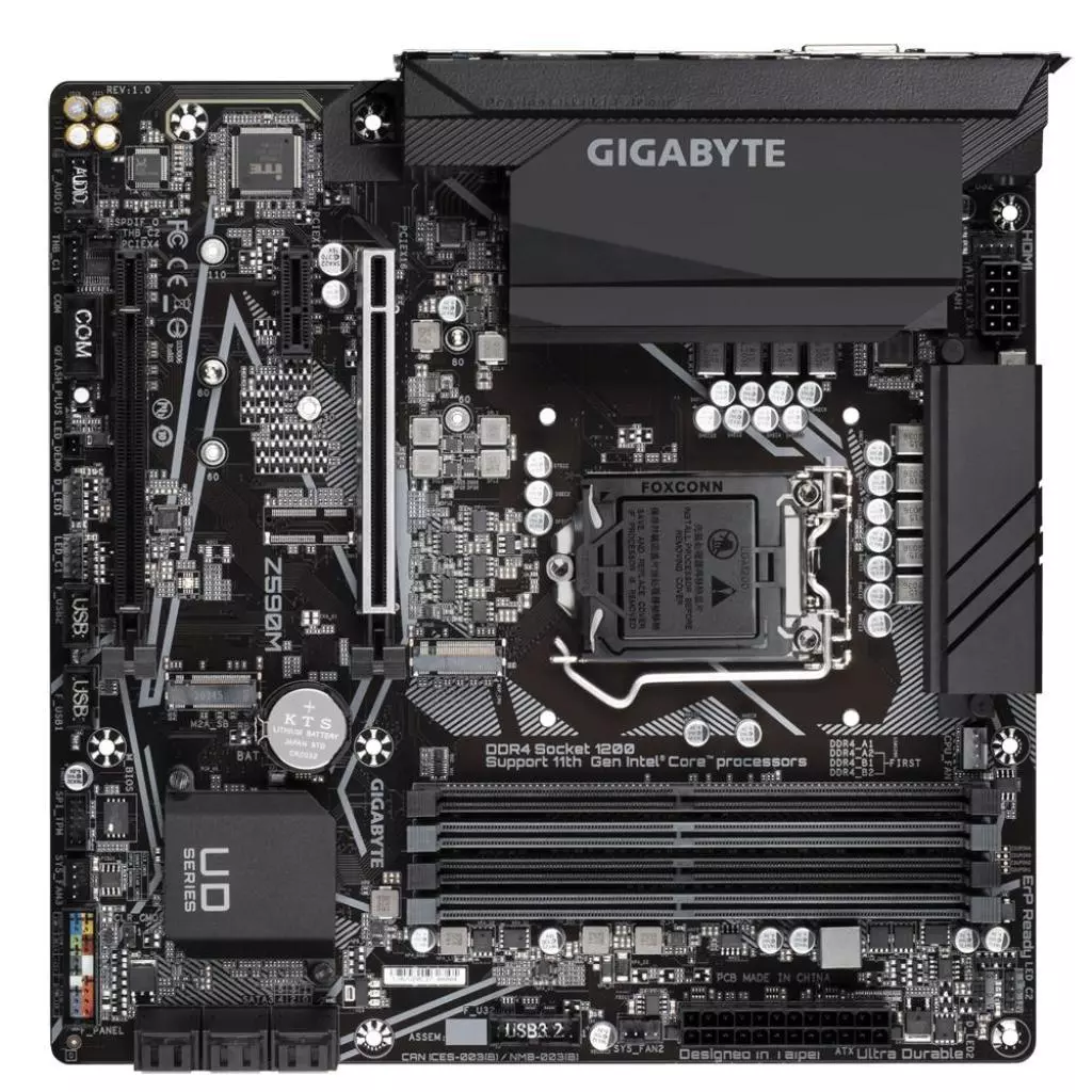 Материнская плата GIGABYTE Z590M - 1