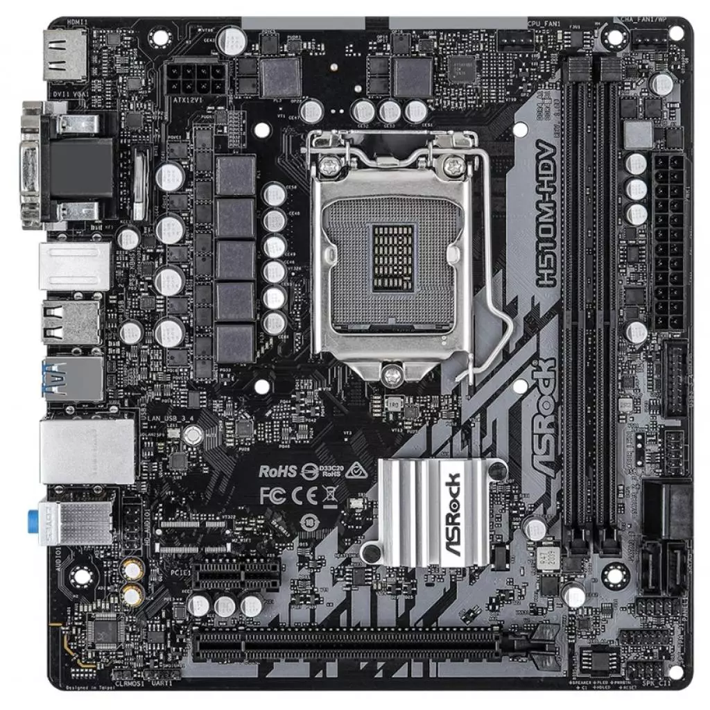 Материнская плата ASRock H510M-HDV - 1 Материнская плата ASRock H510M-HDV - 1
