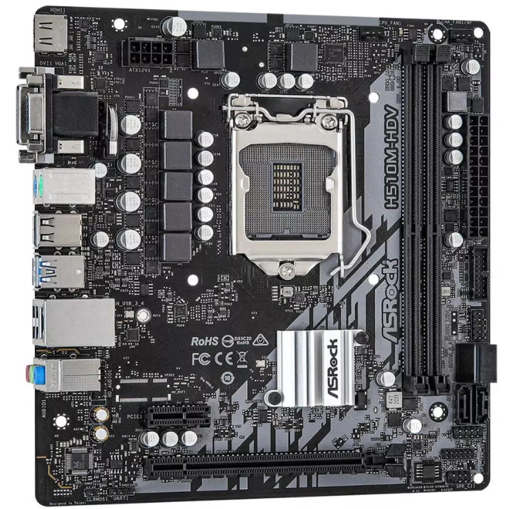 Материнская плата ASRock H510M-HDV - 3 Материнская плата ASRock H510M-HDV - 3