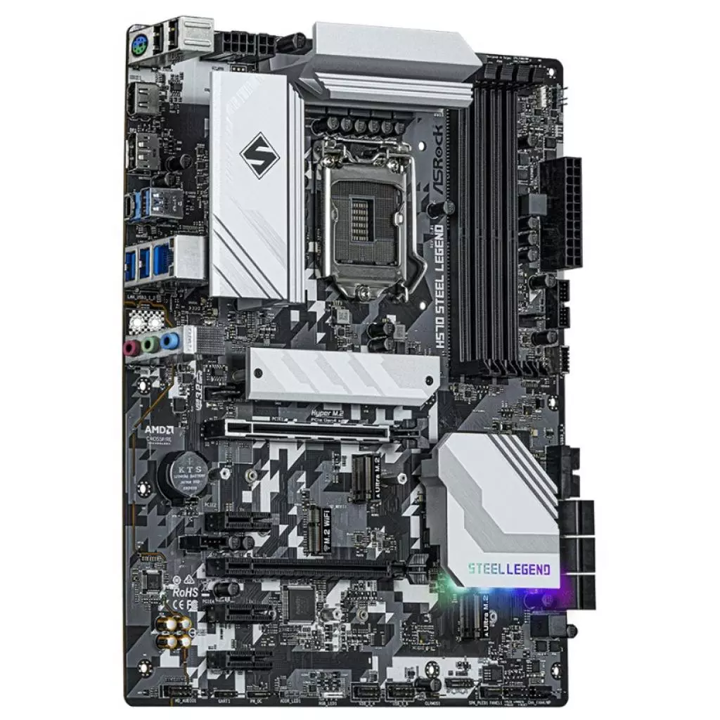 Материнская плата ASRock H570 Steel Legend - 3 Материнская плата ASRock H570 Steel Legend - 3
