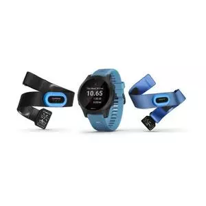 Смарт-часы Garmin Forerunner 945 Tri-bundle HRM with Blue and Black Silicone B (010-02063-11/10)