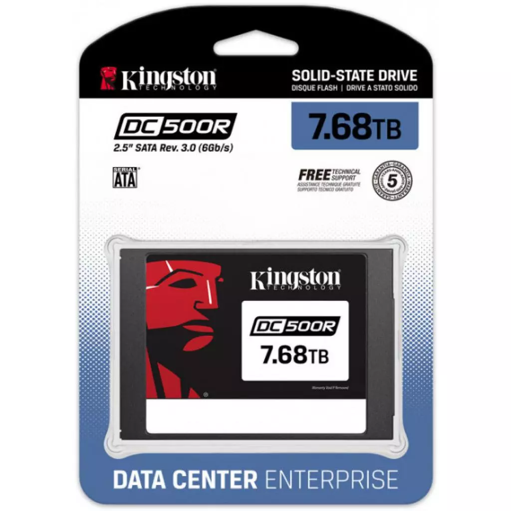 Накопитель SSD 2.5" 7.68TB Kingston (SEDC500R/7680G) - 2 Накопитель SSD 2.5" 7.68TB Kingston (SEDC500R/7680G) - 2