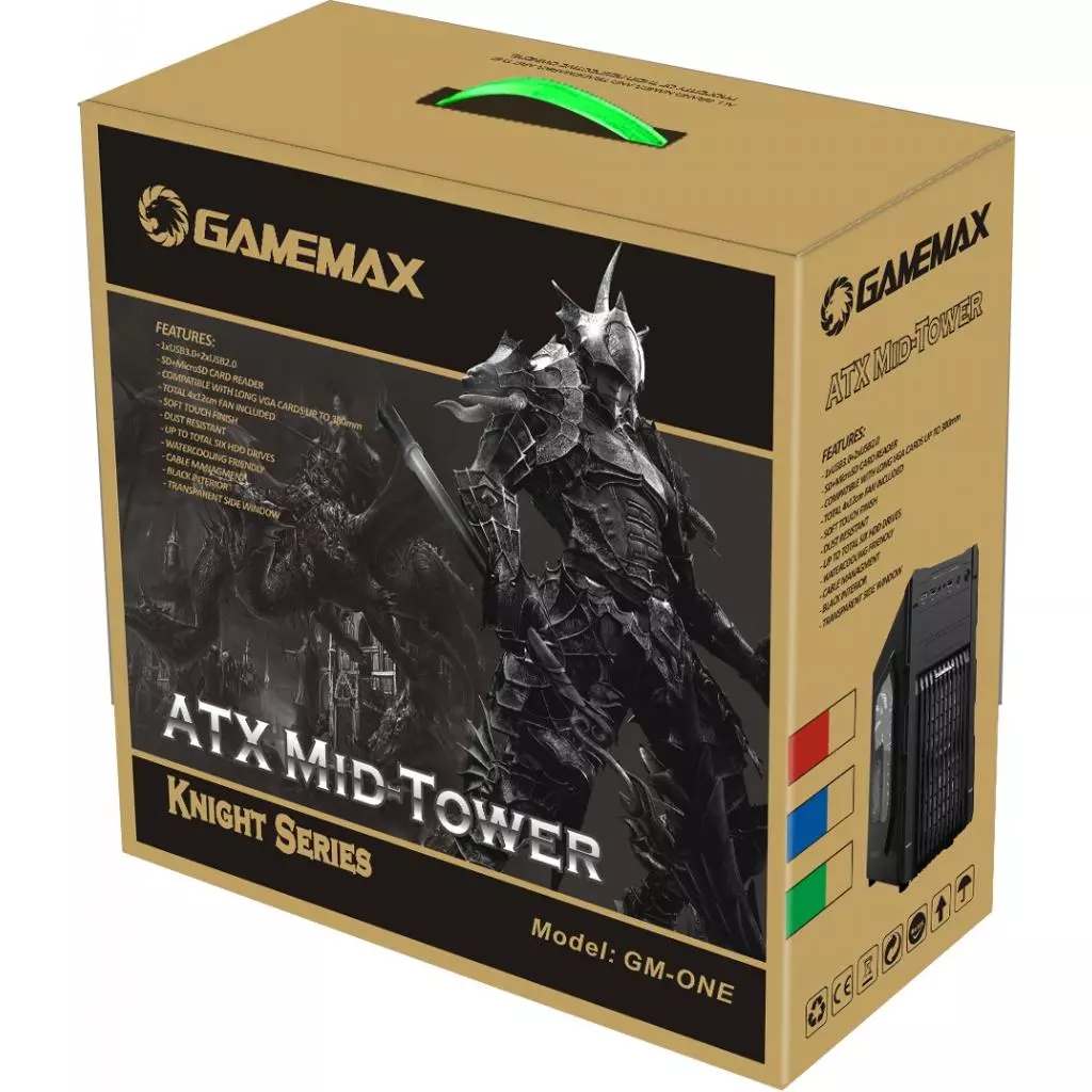 Корпус Gamemax GM ONE GREEN - 7