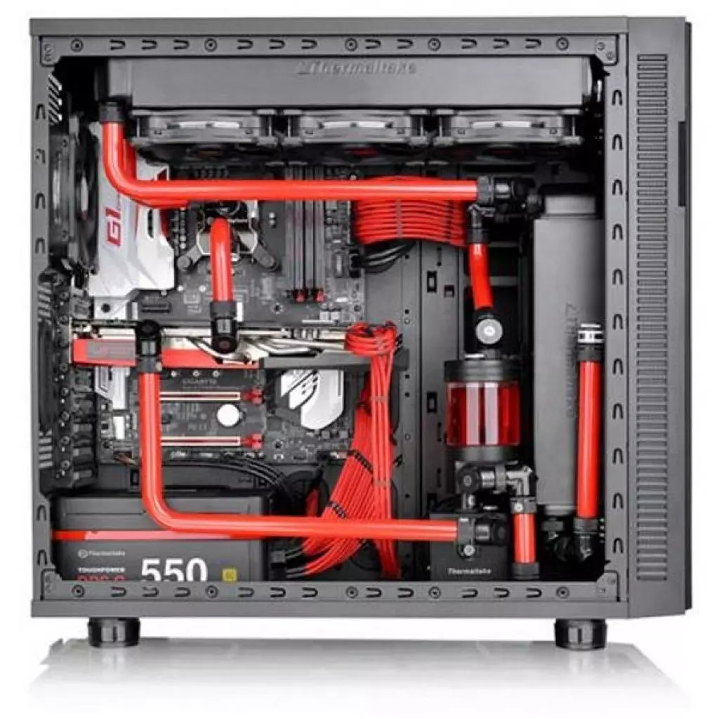 Фитинг для СВО ThermalTake Pacific G1/4 Adjustable Fitting (20-25mm) - Black/DIY LCS (CL-W067-CU00BL-A) - 2