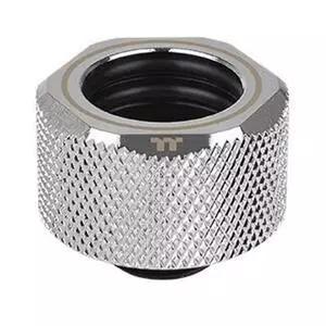 Фитинг для СВО ThermalTake Pacific C-Pro G1/4 PETG 16mm OD Compression - Chrome/DIY LCS (CL-W213-CU00SL-A)