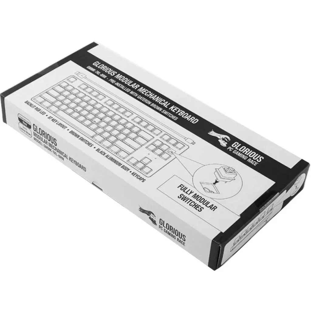 Клавиатура Glorious GMMK TKL Black (GMMK-TKL-BRN) - 3 Клавиатура Glorious GMMK TKL Black (GMMK-TKL-BRN) - 3