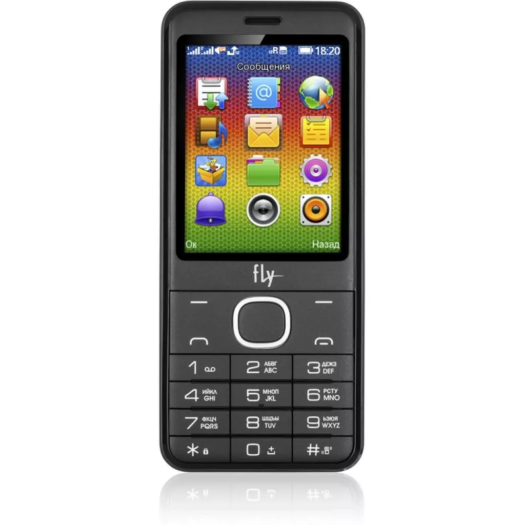 Мобильный телефон Fly FF2801 Black
