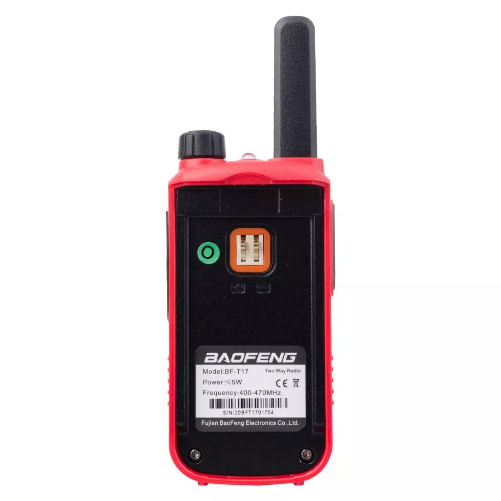 Портативная рация Baofeng BF-T17 Red (BFT17R) - 4 Портативная рация Baofeng BF-T17 Red (BFT17R) - 4
