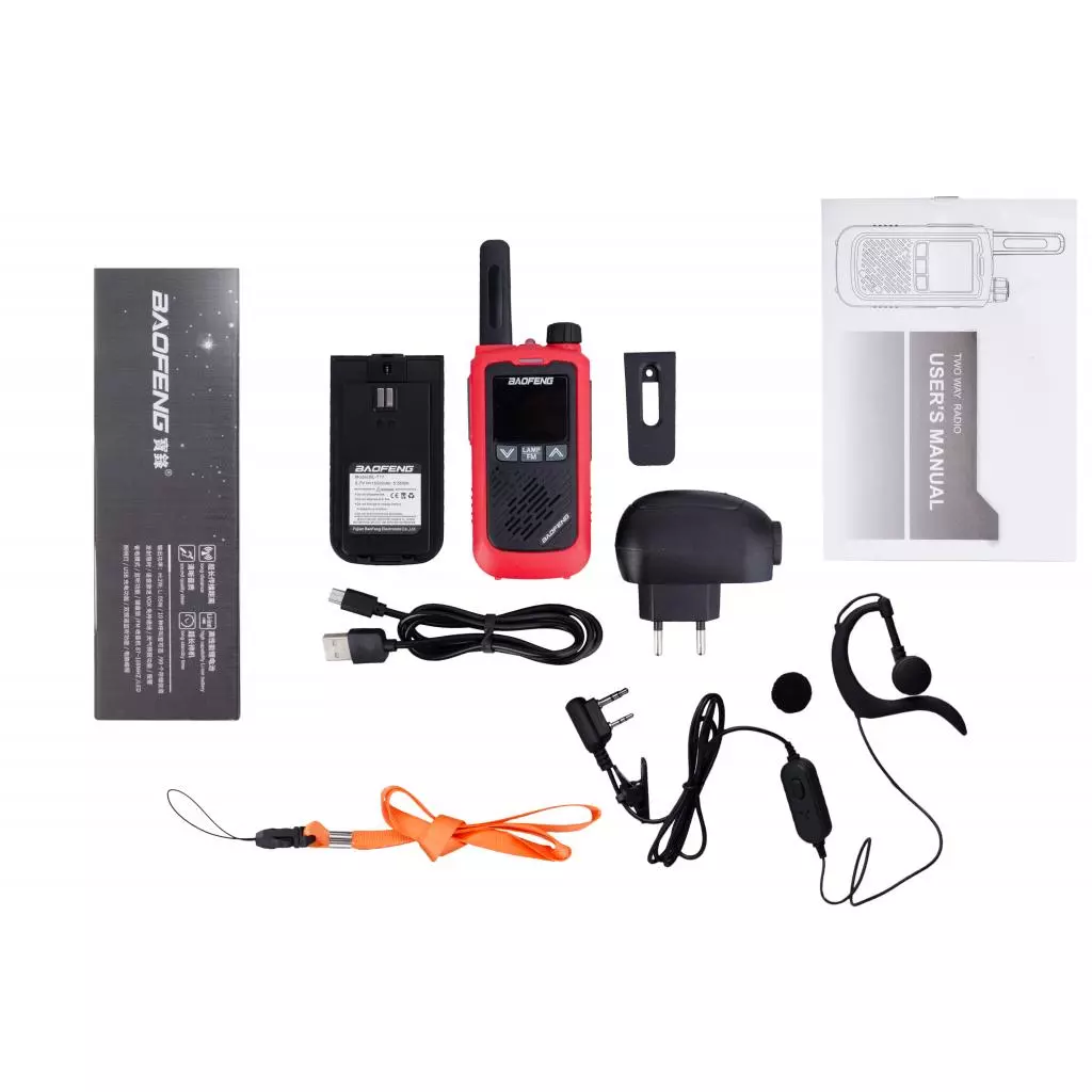 Портативная рация Baofeng BF-T17 Red (BFT17R) - 7 Портативная рация Baofeng BF-T17 Red (BFT17R) - 7