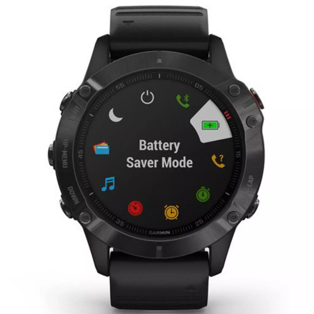 Смарт-часы Garmin fenix 6, Pro and Sapphire editions, Black with Black Band, G (010-02158-02) - 5