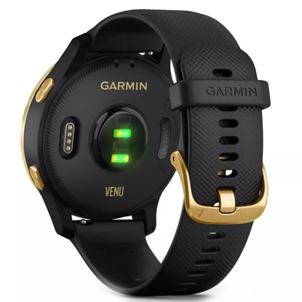 Смарт-часы Garmin Venu, Black/Gold, GPS navy (010-02173-33) - 4 Смарт-часы Garmin Venu, Black/Gold, GPS navy (010-02173-33) - 4