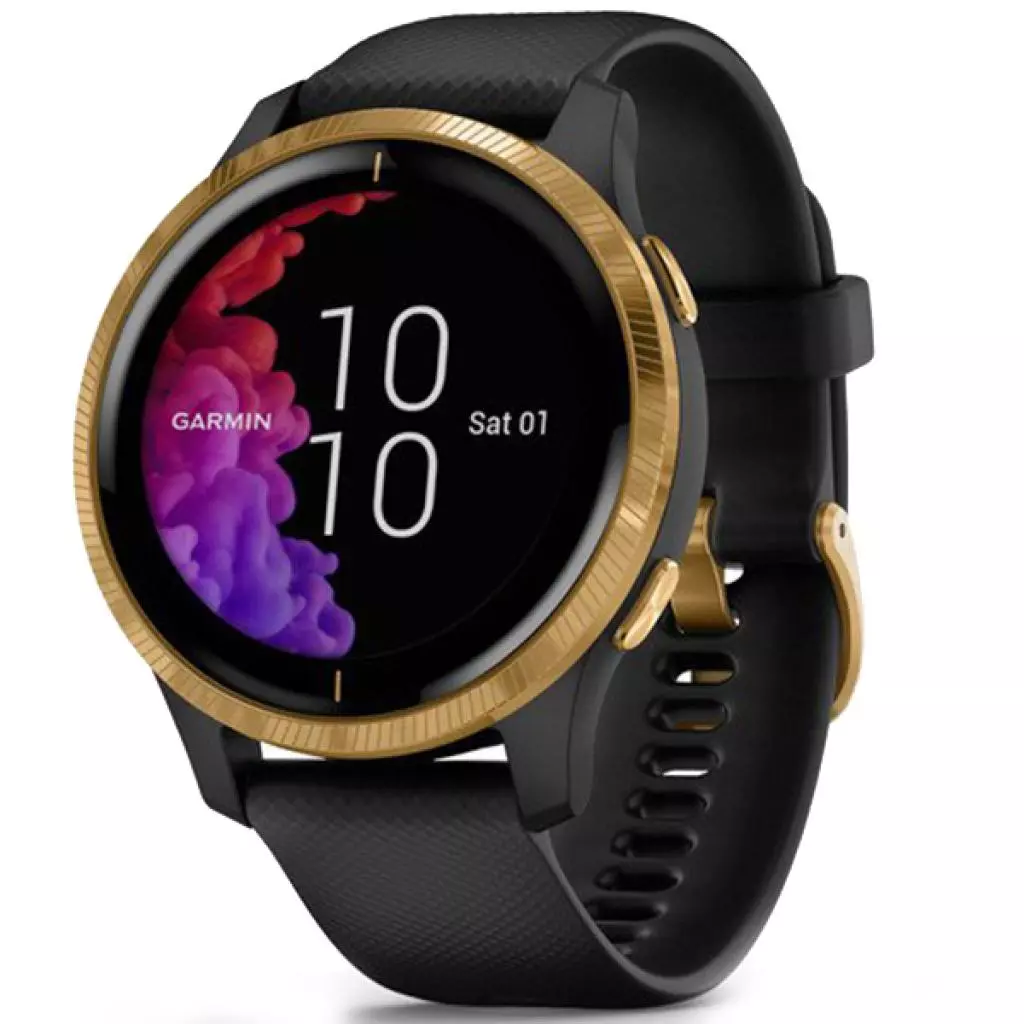 Смарт-часы Garmin Venu, Black/Gold, GPS navy (010-02173-33)