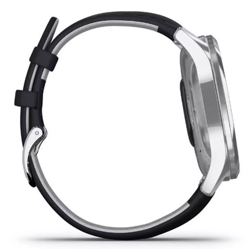 Смарт-часы Garmin vivomove Luxe, S/E EU, Silver, Navy, Leather (010-02241-20) - 3