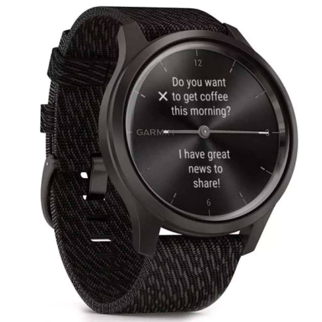 Смарт-часы Garmin vivomove Style, Graphite, Black Pepper, Nylon (010-02240-23) - 2 Смарт-часы Garmin vivomove Style, Graphite, Black Pepper, Nylon (010-02240-23) - 2