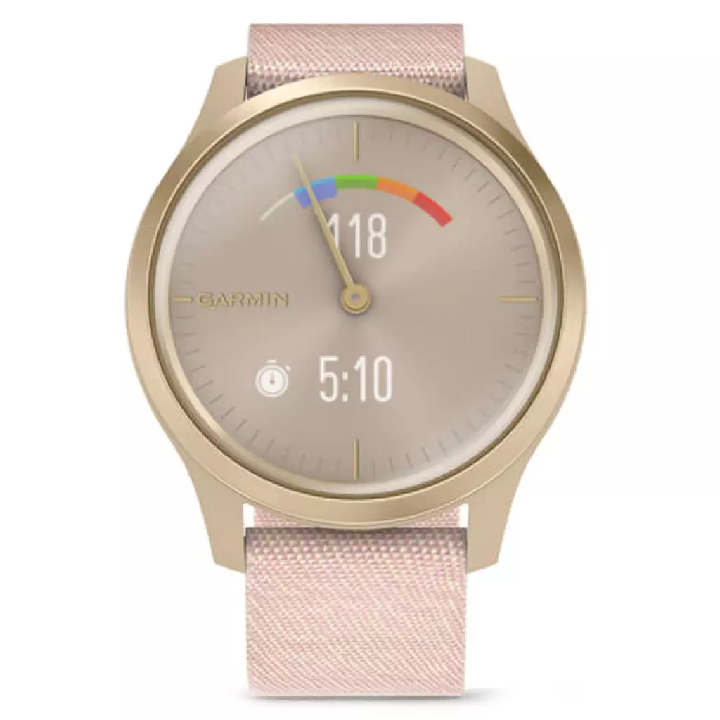 Смарт-часы Garmin vivomove Style, S/E EU, Light Gold, Blush Pink, Nylon (010-02240-22) - 1 Смарт-часы Garmin vivomove Style, S/E EU, Light Gold, Blush Pink, Nylon (010-02240-22) - 1