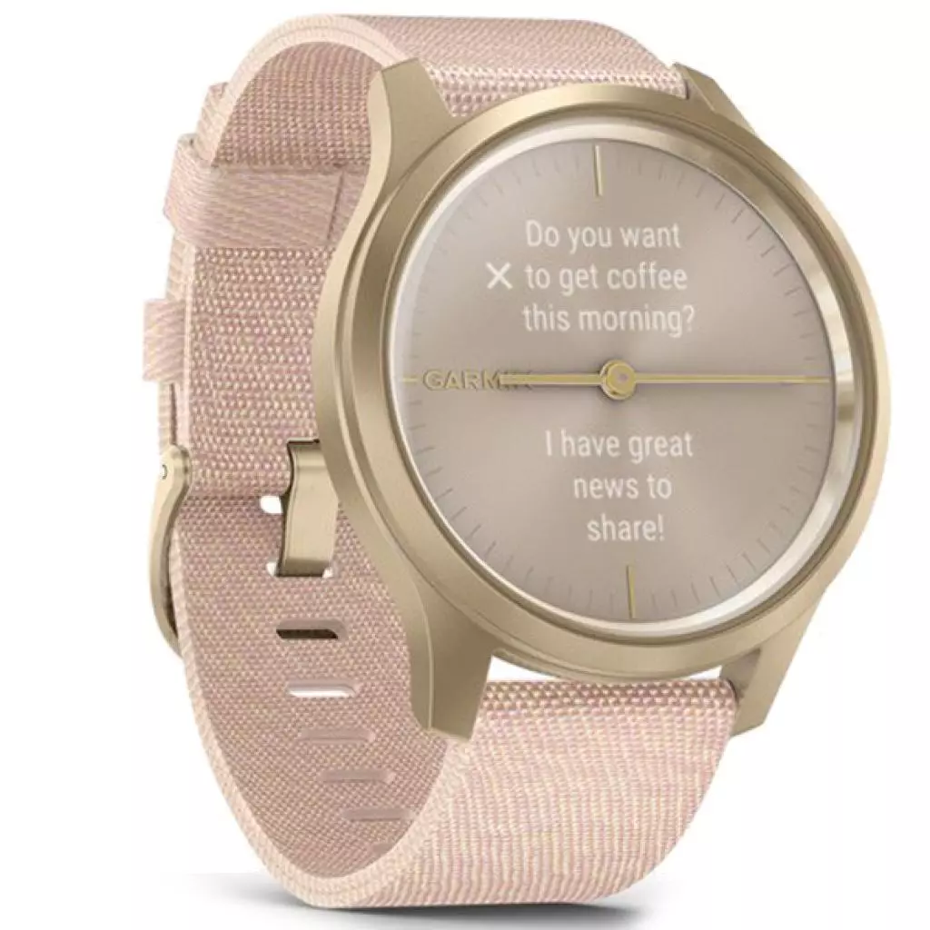 Смарт-часы Garmin vivomove Style, S/E EU, Light Gold, Blush Pink, Nylon (010-02240-22) - 2 Смарт-часы Garmin vivomove Style, S/E EU, Light Gold, Blush Pink, Nylon (010-02240-22) - 2