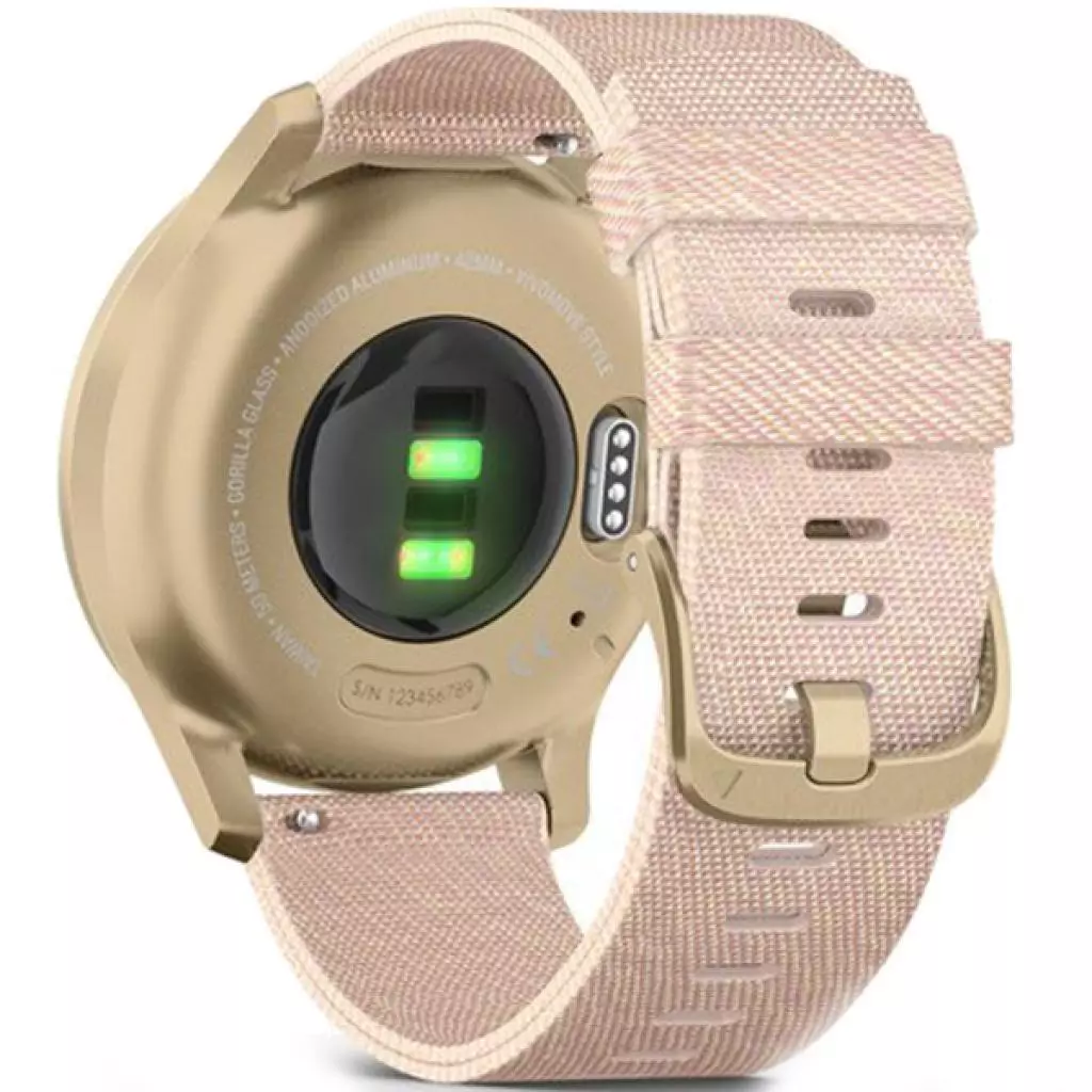 Смарт-часы Garmin vivomove Style, S/E EU, Light Gold, Blush Pink, Nylon (010-02240-22) - 5 Смарт-часы Garmin vivomove Style, S/E EU, Light Gold, Blush Pink, Nylon (010-02240-22) - 5