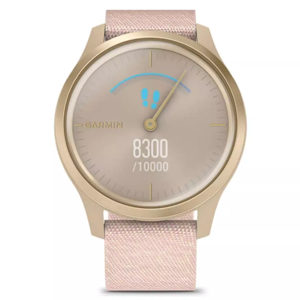 Смарт-часы Garmin vivomove Style, S/E EU, Light Gold, Blush Pink, Nylon (010-02240-22) - 6 Смарт-часы Garmin vivomove Style, S/E EU, Light Gold, Blush Pink, Nylon (010-02240-22) - 6