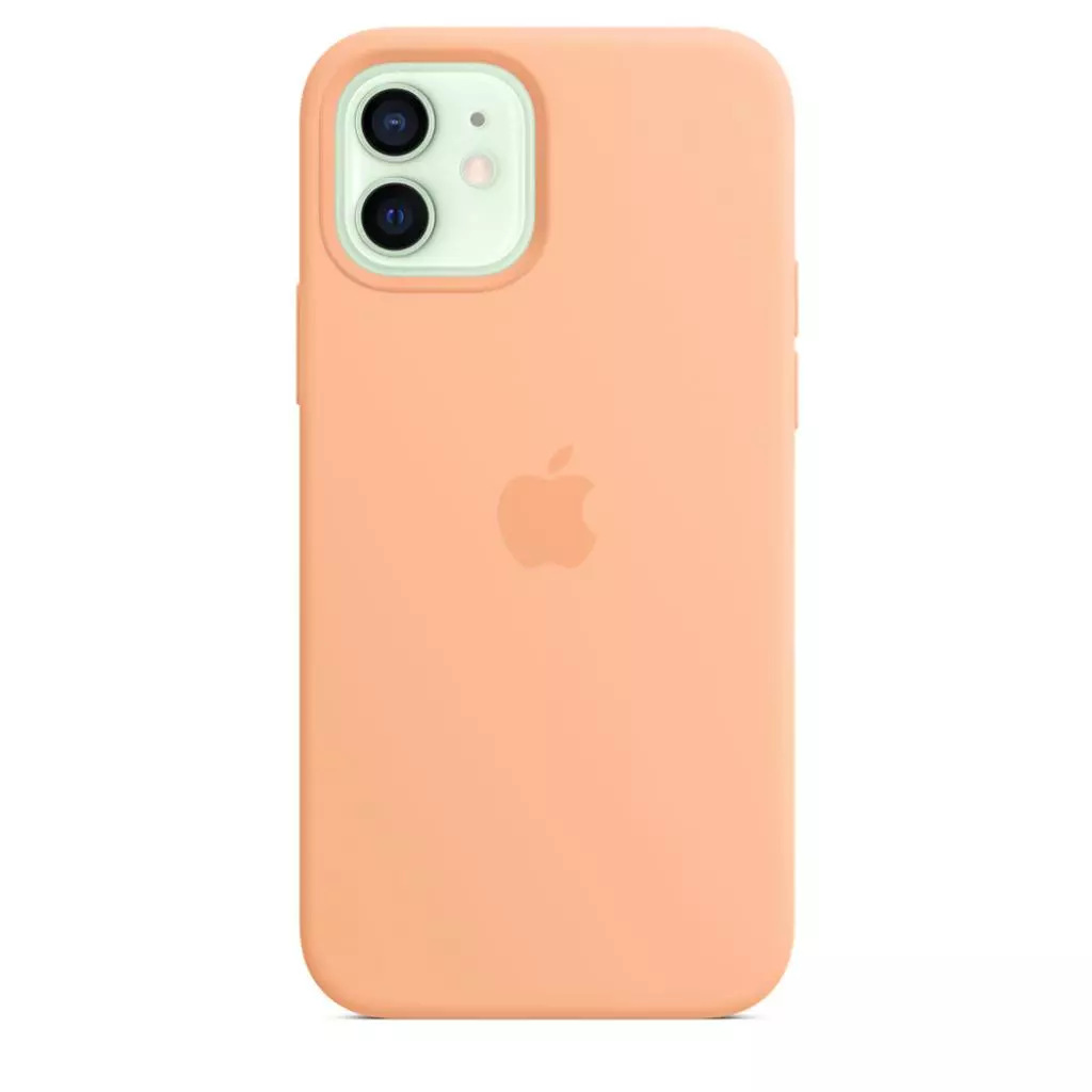 Чехол для моб. телефона Apple iPhone 12 | 12 Pro Silicone Case with MagSafe - Cantaloupe, (MK023ZE/A) - 2 Чехол для моб. телефона Apple iPhone 12 | 12 Pro Silicone Case with MagSafe - Cantaloupe, (MK023ZE/A) - 2