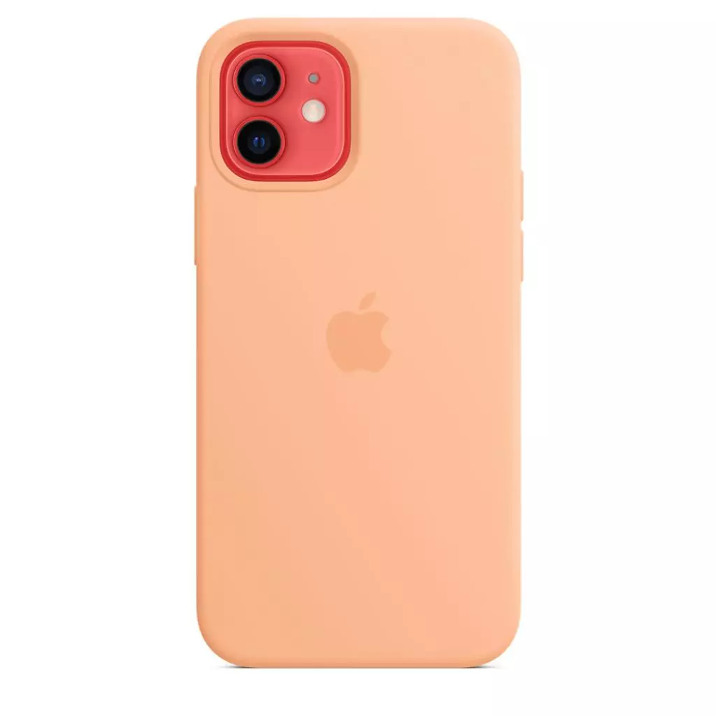 Чехол для моб. телефона Apple iPhone 12 | 12 Pro Silicone Case with MagSafe - Cantaloupe, (MK023ZE/A) - 3 Чехол для моб. телефона Apple iPhone 12 | 12 Pro Silicone Case with MagSafe - Cantaloupe, (MK023ZE/A) - 3