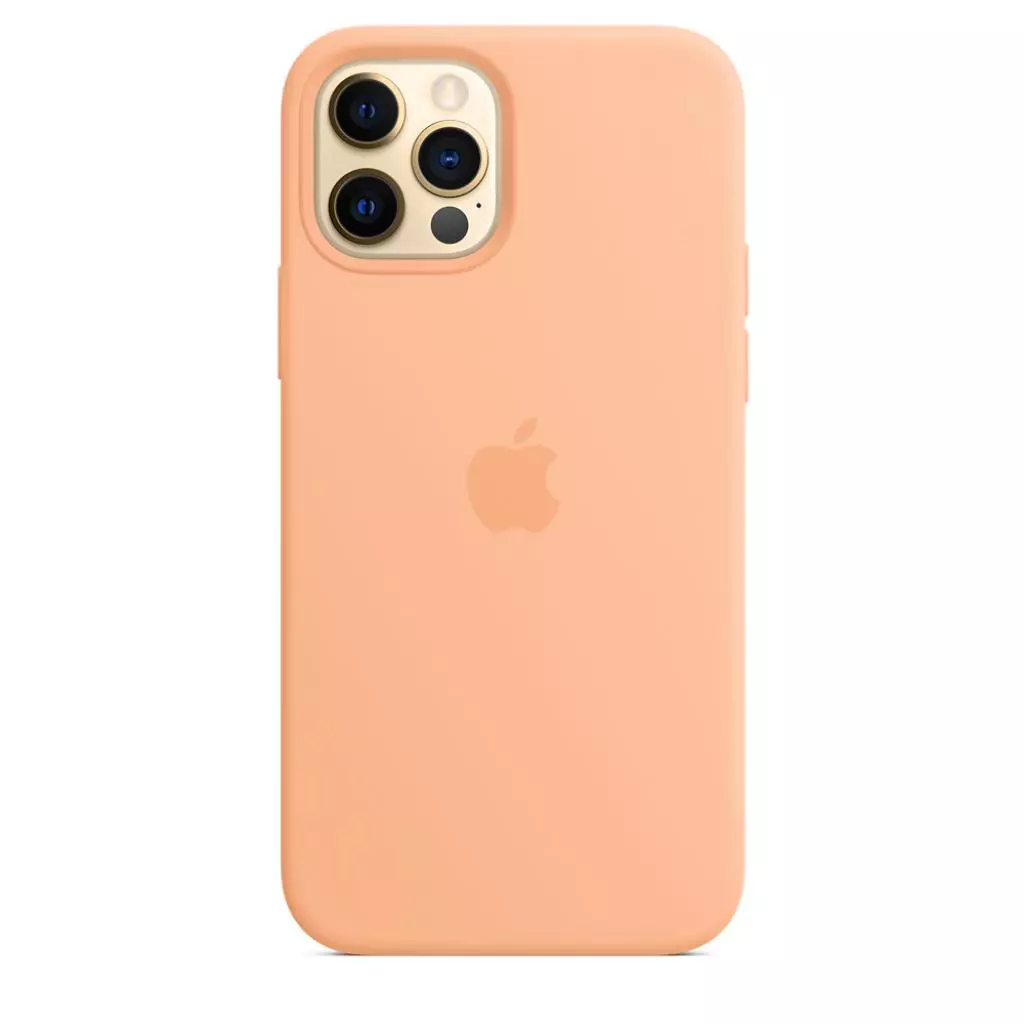 Чехол для моб. телефона Apple iPhone 12 | 12 Pro Silicone Case with MagSafe - Cantaloupe, (MK023ZE/A) - 6 Чехол для моб. телефона Apple iPhone 12 | 12 Pro Silicone Case with MagSafe - Cantaloupe, (MK023ZE/A) - 6