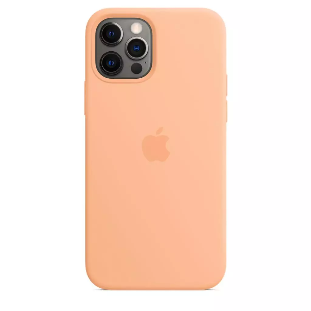Чехол для моб. телефона Apple iPhone 12 | 12 Pro Silicone Case with MagSafe - Cantaloupe, (MK023ZE/A) - 7 Чехол для моб. телефона Apple iPhone 12 | 12 Pro Silicone Case with MagSafe - Cantaloupe, (MK023ZE/A) - 7
