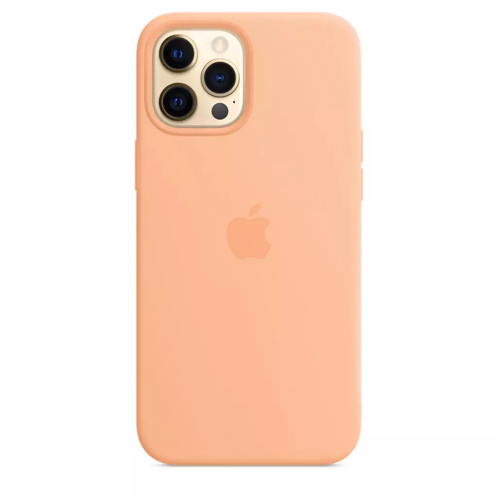 Чехол для моб. телефона Apple iPhone 12 Pro Max Silicone Case with MagSafe - Cantaloupe, M (MK073ZE/A) - 1 Чехол для моб. телефона Apple iPhone 12 Pro Max Silicone Case with MagSafe - Cantaloupe, M (MK073ZE/A) - 1