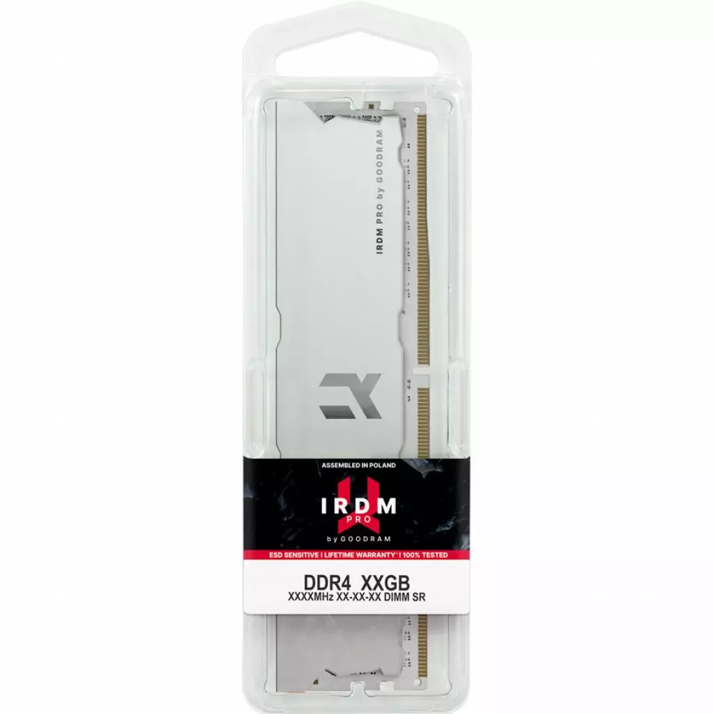 Модуль памяти для компьютера DDR4 8GB 4000 MHz Iridium Pro Hollow White Goodram (IRP-W4000D4V64L18S/8G) - 2 Модуль памяти для компьютера DDR4 8GB 4000 MHz Iridium Pro Hollow White Goodram (IRP-W4000D4V64L18S/8G) - 2