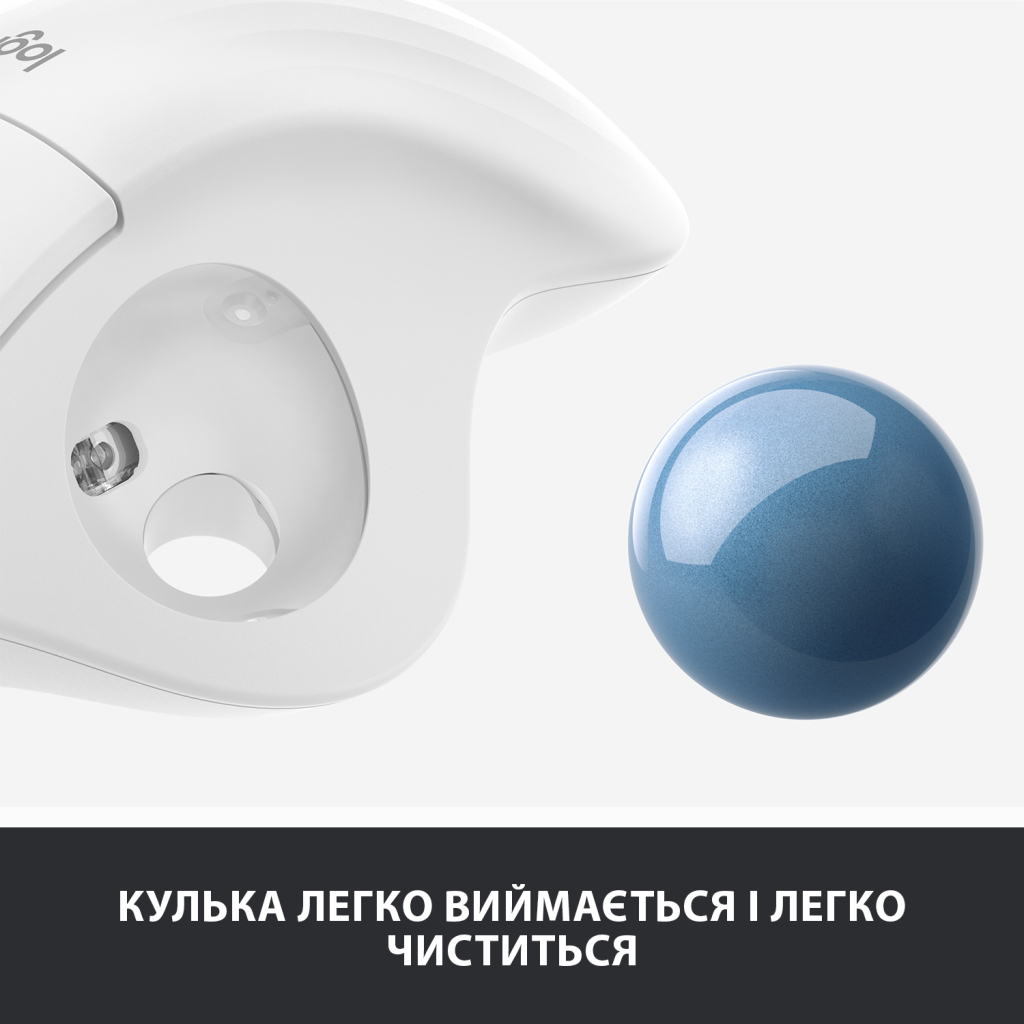 Мышка Logitech Ergo M575 Wireless Trackball Off-white (910-005870) - 6 Мышка Logitech Ergo M575 Wireless Trackball Off-white (910-005870) - 6