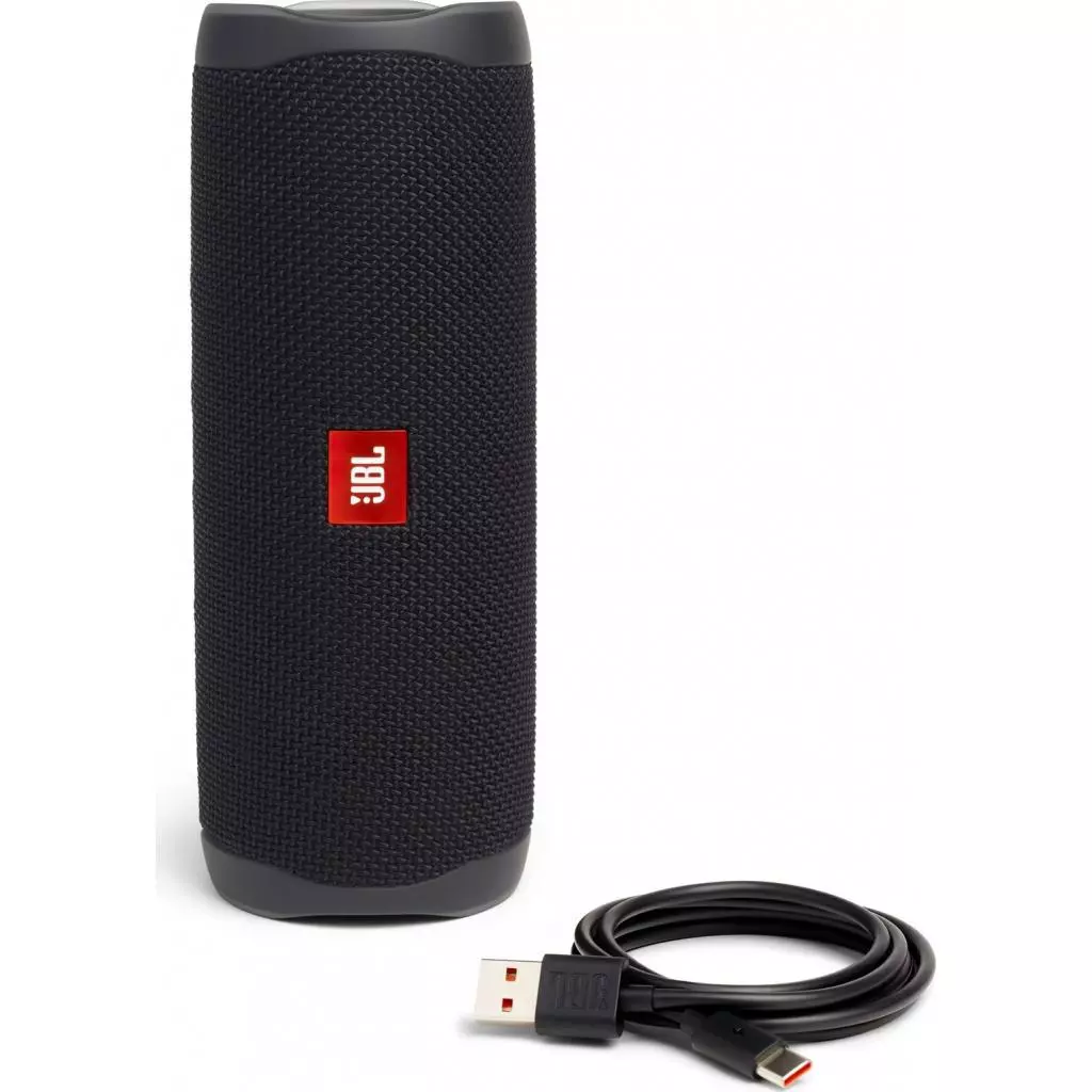 Акустическая система JBL Flip 5 Black (JBLFLIP5BLKEU) - 3 Акустическая система JBL Flip 5 Black (JBLFLIP5BLKEU) - 3