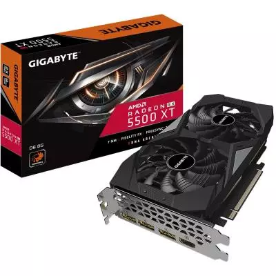 Видеокарта Radeon RX 5500 XT 8192Mb Gigabyte (GV-R55XTD6-8GD)