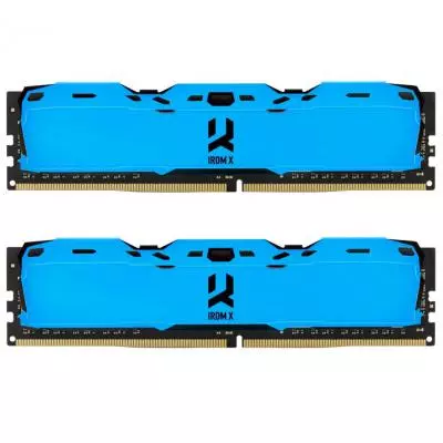 Модуль памяти для компьютера DDR4 16GB (2x8GB) 3000 MHz IRDM Blue Goodram (IR-XB3000D464L16S/16GDC)