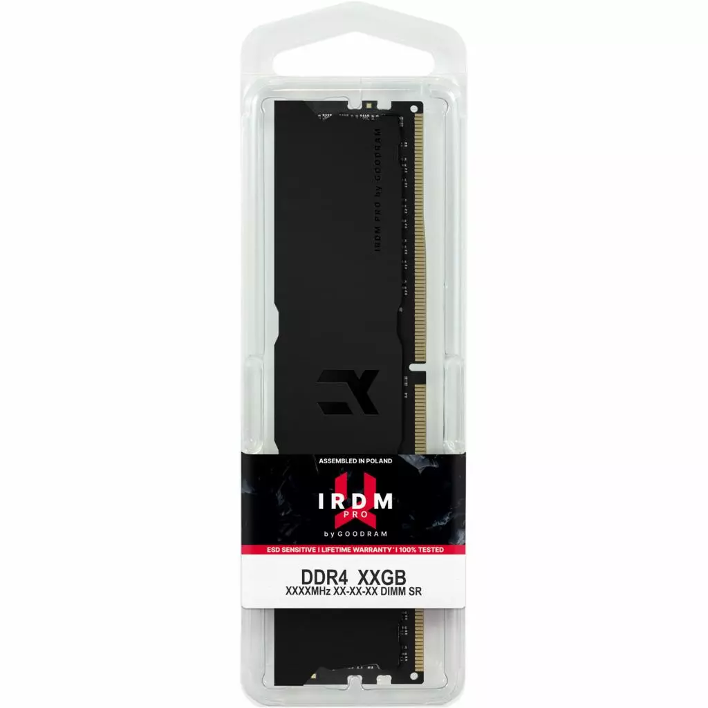 Модуль памяти для компьютера DDR4 16GB 3600 MHz Iridium Pro Deep Black Goodram (IRP-K3600D4V64L18/16G) - 2 Модуль памяти для компьютера DDR4 16GB 3600 MHz Iridium Pro Deep Black Goodram (IRP-K3600D4V64L18/16G) - 2