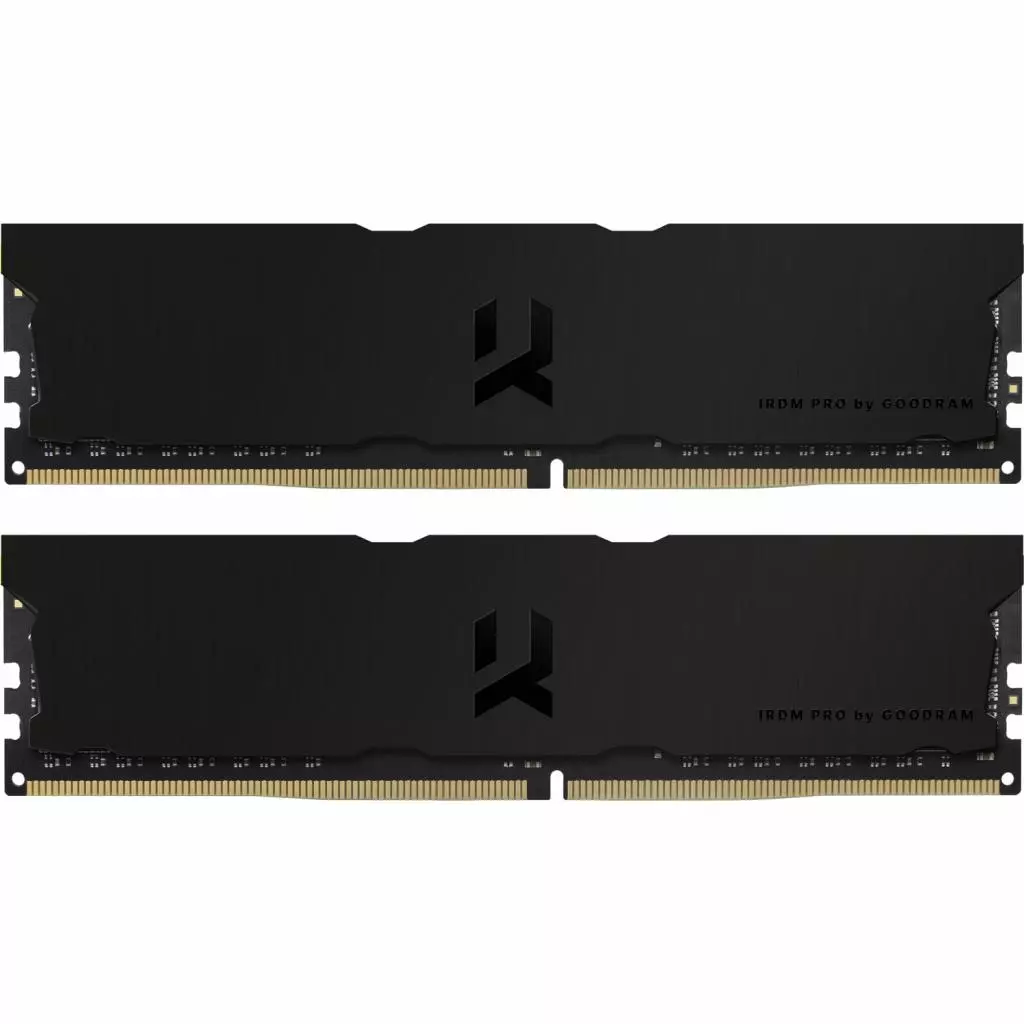 Модуль памяти для компьютера DDR4 16GB (2x8GB) 3600 MHz Iridium Pro Deep Black Goodram (IRP-K3600D4V64L18S/16GDC)