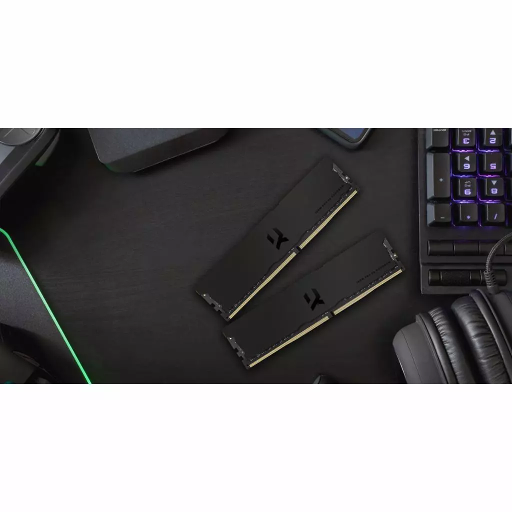 Модуль памяти для компьютера DDR4 32GB (2x16GB) 3600 MHz Iridium Pro Deep Black Goodram (IRP-K3600D4V64L18/32GDC) - 4 Модуль памяти для компьютера DDR4 32GB (2x16GB) 3600 MHz Iridium Pro Deep Black Goodram (IRP-K3600D4V64L18/32GDC) - 4