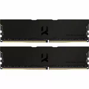 Модуль памяти для компьютера DDR4 32GB (2x16GB) 3600 MHz Iridium Pro Deep Black Goodram (IRP-K3600D4V64L18/32GDC)