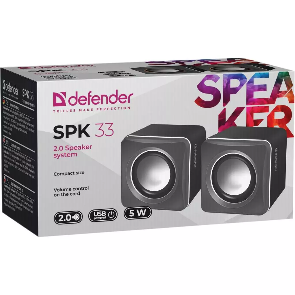 Акустическая система Defender SPK 33 Grey (65632) - 1 Акустическая система Defender SPK 33 Grey (65632) - 1