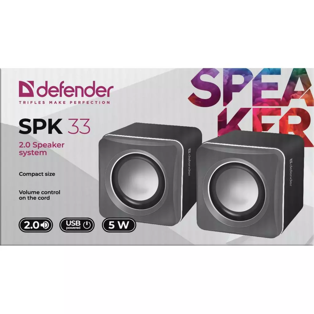 Акустическая система Defender SPK 33 Grey (65632) - 2 Акустическая система Defender SPK 33 Grey (65632) - 2