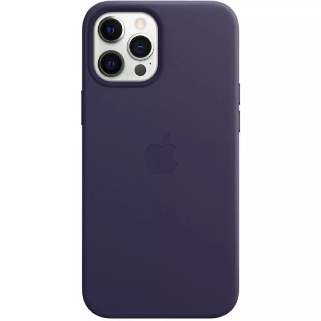 Чехол для моб. телефона Apple iPhone 12 Pro Max Leather Case with MagSafe - Deep Violet, M (MJYT3ZE/A) - 4 Чехол для моб. телефона Apple iPhone 12 Pro Max Leather Case with MagSafe - Deep Violet, M (MJYT3ZE/A) - 4