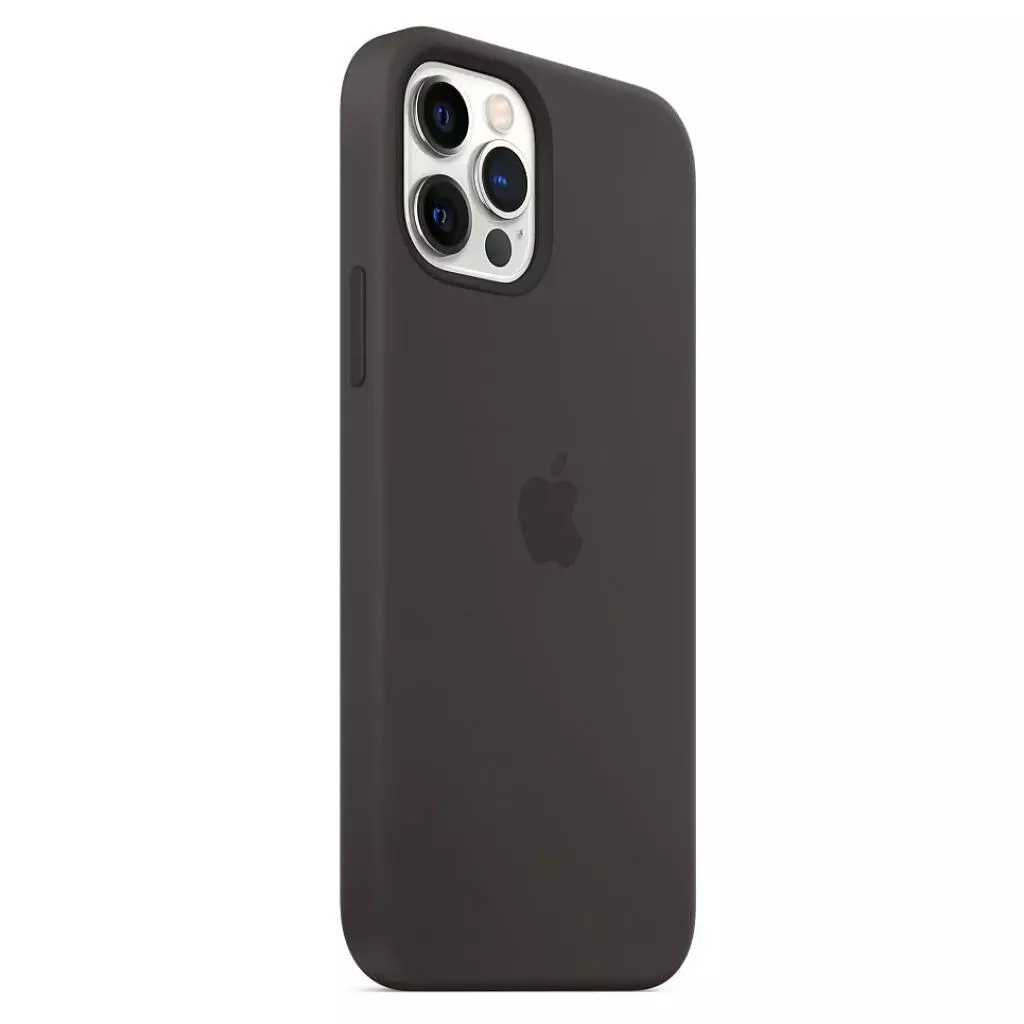 Чехол для моб. телефона Apple iPhone 12 Pro Max Silicone Case with MagSafe - Black (MHLG3ZM/A) - 3 Чехол для моб. телефона Apple iPhone 12 Pro Max Silicone Case with MagSafe - Black (MHLG3ZM/A) - 3