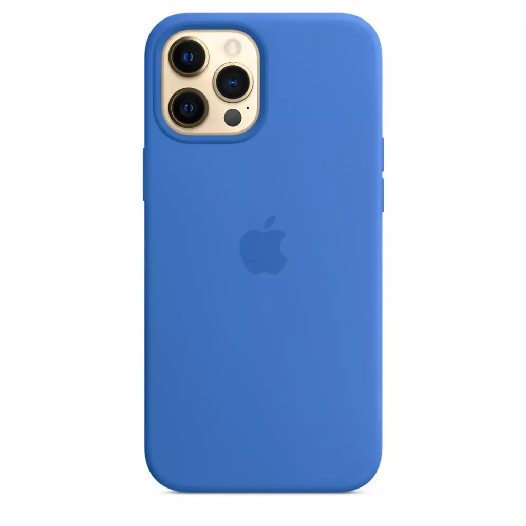 Чехол для моб. телефона Apple iPhone 12 Pro Max Silicone Case with MagSafe - Capri Blue, M (MK043ZE/A) - 1 Чехол для моб. телефона Apple iPhone 12 Pro Max Silicone Case with MagSafe - Capri Blue, M (MK043ZE/A) - 1
